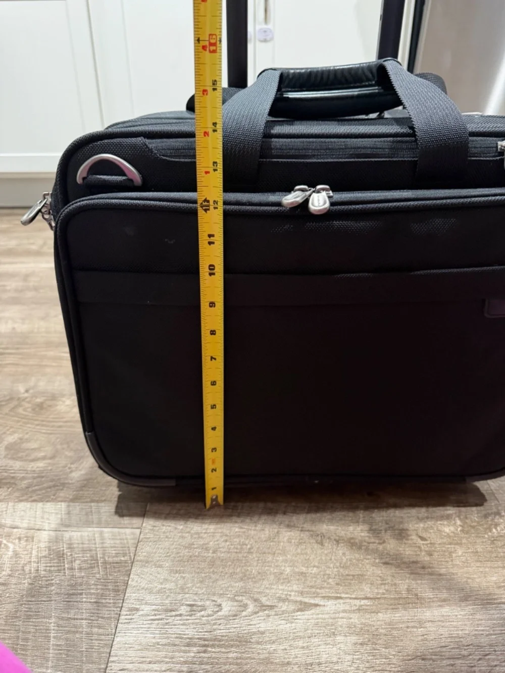 Briggs & Riley Black Rolling Wheeled Carryon Bag Laptop Travel Luggage
